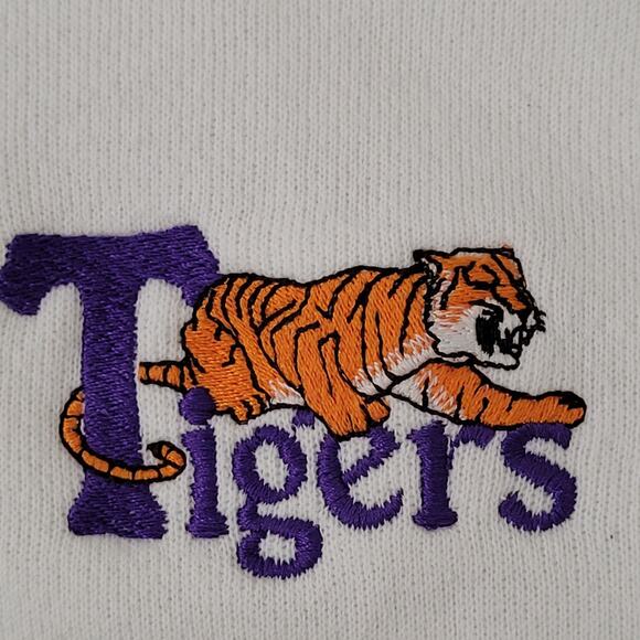 Vintage 90s Louisiana State University Sweatshirt Womens Medium 19x23 White USA - Picture 15 of 16